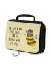Mr. & Mrs. Panda Beauty Case Hummel flauschig mit Spruch in Gelb Pastell
