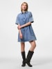 Pieces Jeanskleid in Medium Blue Denim