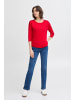 Fransa Strickpullover halbarm FRZUBASIC Baggy fit in Poinsettia