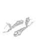 faina Women Drop Earrings in Silver White