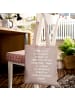 Mr. & Mrs. Panda Tote Bag Spruch Trost und Eindruck mit Spruch in Braun Pastell
