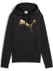 Puma Hoodie "ESS MetalLIC Hoodie FL" in Schwarz