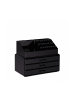 relaxdays 2x Makeup-Organizer in Schwarz