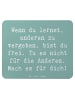 Mr. & Mrs. Panda Mauspad Spruch Vergebung Freiheit mit Spruch in Meeresbrise