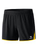 erima Classic 5-C Shorts in schwarz/gelb