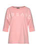 ELBSAND 3/4-Arm-Shirt in koralle meliert