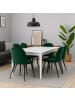 ebuy24 Essgruppe Venedig (7-teilig) Grün 95 x 276 cm