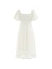 ebeeza Women Dress in Cream