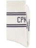 Copenhagen Studios Langsocken in 2x creme weiß mit marine