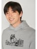 GreenBomb Hoodie Animal Raccoon City in Heidekraut Grau