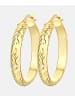 Vanlere Creolen aus 375 Gelbgold