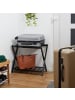 relaxdays Kofferständer in Schwarz - (B)68,5 x (H)58,5 x (T)38 cm