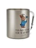 Mr. & Mrs. Panda Kaffeetasse Fische Astrologie mit Spruch in Silber