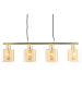 home24 Pendelleuchte KOLIND 4-flammig in Gold