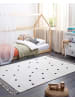 Beliani Kinderteppich LAZA in Weiß - (W) 140 x (L) 200 cm