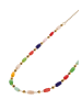 grassland Women Chain Necklace in Gold Multicolor