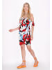 IZIA Women Skirt in black multicolor