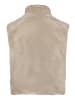 Betty Barclay Plüschweste mit Reißverschluss in Taupe