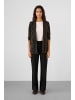 Soaked in Luxury Blazer SLShirley Casual fit in Black W. walnut Monogram