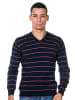 FIOCEO Pullover in navy/rot