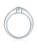 Trilani Ring aus Sterling Silber verziert mit Kristallen von Swarovski® in silber