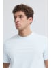 CASUAL FRIDAY Rundhals Basic T-Shirt Meliert CFThor in Blau-2