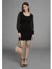 Bruno Banani Strickkleid in schwarz