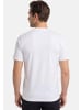 Casa moda T-Shirt Basic in Schwarz / weiß