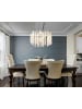 Globo lighting Luster "LAVERNE" in silver