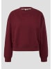 QS Sweatshirt in 3900_bordeaux