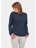 GOLDNER Pullover Pflegeleichter Pullover in hochwertiger Rippenstruktur in marine