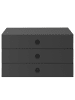 home24 home24 Schubkasteneinsatz (1er Set) - Graphit - Spanplatte beschichtet - 83.0 x 50.0 x 49.0 cm in Graphit