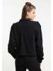 myMo Sweatjacke in Schwarz