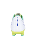 Lotto Fußballschuhe Solista in BPB All White/Surf The Web/Sunny Lime