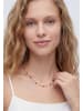 gaya Women Necklace in Rose Gold Red