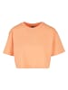 Urban Classics Cropped T-Shirts in papaya