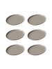 Ritzenhoff & Breker 6er Set Dessertteller Jasper in Taupe ø 19.0 cm