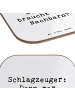 Mr. & Mrs. Panda Untersetzer Spruch Schlagzeuger Spruch mit Spruch in Weiß