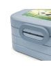 Mr. & Mrs. Panda Snackbox Panda beflügelt Pommes Design mit Spruch in Blau Pastell