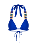 Moda Minx Bikini Top Boujee Triangel Top in Blau