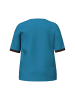 Ulla Popken Shirt in mattes blau