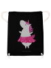 Mr. & Mrs. Panda Jutebeutel Einhorn Ballerina ohne Spruch in Schwarz