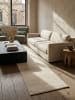 KADIMA DESIGN Kurzflorteppich Uni Antirutsch pflegeleicht Wohnzimmer Schlafzimmer in Beige