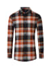 Redmond Langarm-Hemd in orange