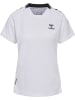 Hummel Hummel T-Shirt Hmlongrid Multisport Damen Atmungsaktiv Leichte Design Schnelltrocknend in WHITE/FORGED IRON