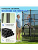HOMCOM Kindertrampolin 140L x 140B x 190H cm