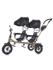 Chipolino Geschwisterdreirad Tricycle 2Play in schwarz