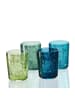 Ritzenhoff & Breker 12er Set Whiskygläser Bari 350 ml blau-grün in blau-grün
