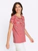 Sieh an! Kurzarmshirt in flamingo-erdbeere