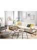 Beliani 2-tlg Ecksofa ROMEDAL in Beige/Schwarz rechtsseitig